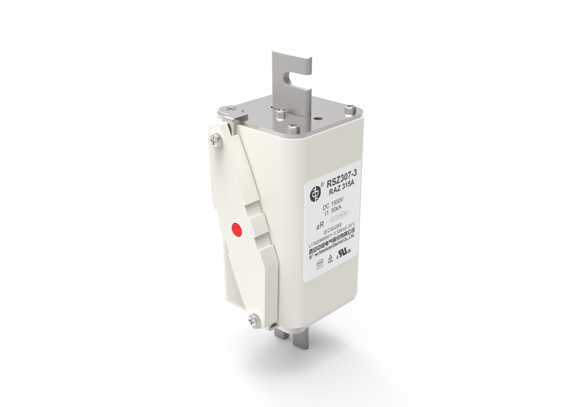 Sinofuse RSZ307-3-RAZ 1500V 100A-450A Квадратный высоковольтный предохранитель